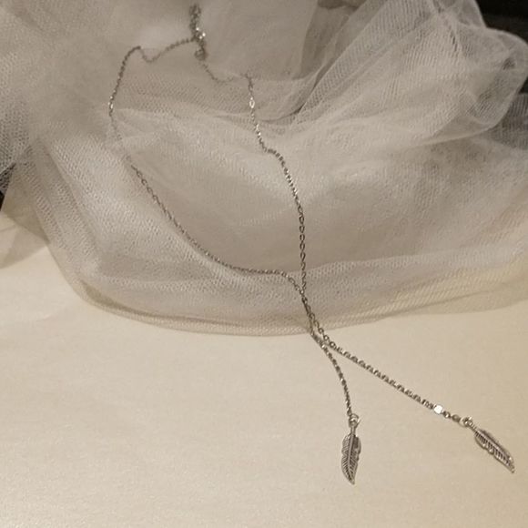 Jewelry - Minimalist, Silver Feather "Y" Necklace!